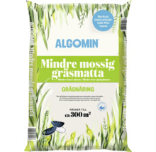 Algomin Mindre mossig gräsmatta gräsnäring för circa 300 kvadratmeter, berikad med kalk från havet för att motverka mossa.