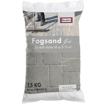 Säck Benders fogsand grå, 15 kilogram, för marksten och plattor.
