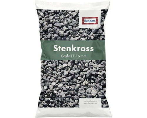 Säck Benders stenkross grafit 11 till 16 millimeter 15 kilogram.