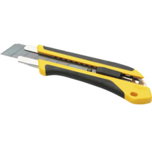 Gul Olfa brytbladskniv med ergonomiskt svart grepp.