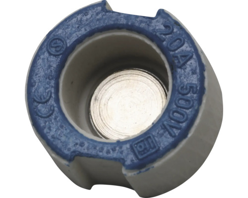 Passring DII av keramik, blå, 20 Ampere, 500 Volt.