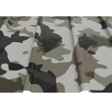 Profilplåt med kamouflagemönster för tak och vägg