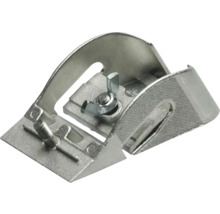 Justerbar metallguide med vingskruv för verktygstillbehör.