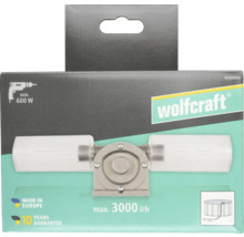 Wolfcraft borrmaskinspump i förpackning, för maskiner från 600 Watt, maxkapacitet 3000 liter per timme, 10 års garanti.