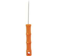 Syl med metallspets och orange plasthandtag