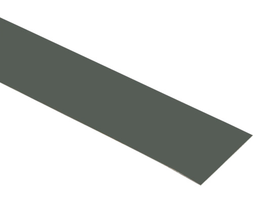 Platt profil av metall eller plast i antracit.