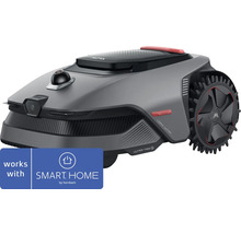 Mova robotgräsklippare med LiDAR teknologi och SMART HOME by hornbach Logo.