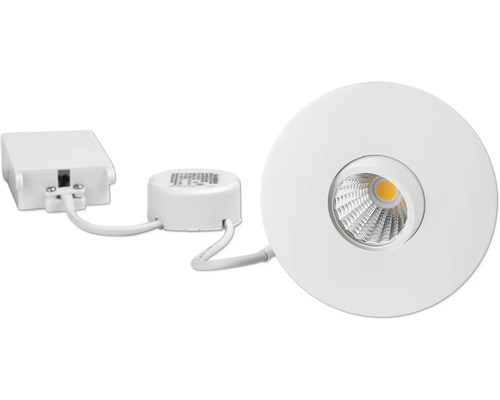 LED-downlight rund inklusive drivdon och kopplingsbox, vit.