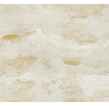 Non-woventapet med strukturerad yta och abstrakta beige mönster i stenlook.