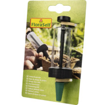Frödoseringsstift FloraSelf för precis sådd av fina fröer i odlingskrukor.