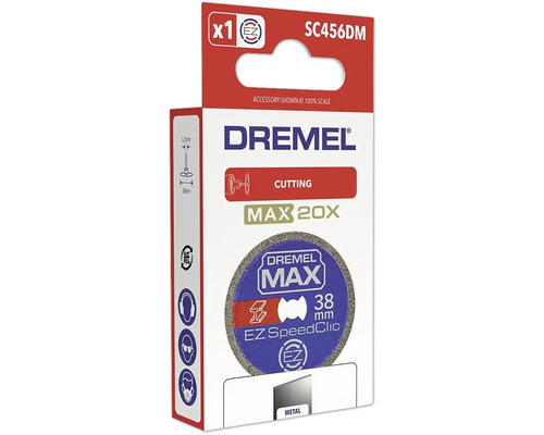 Dremel Max SC456DM kapskiva för metall, EZ SpeedClic-system, diameter 38 millimeter, 1 styck.
