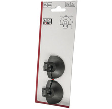 Cargo Point surrningsöglor för fordon och camping, 2 stycken, plast, 4,5 gånger 5 centimeter.