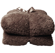Vikt, brun teddyfilt i polyester med matchande rosett.