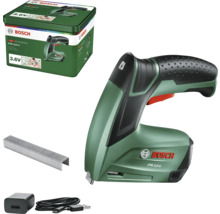 Bosch sladdlös häftpistol PTK 3,6 LI 3,6 volt, inklusive klamrar, laddare och förvaringslåda i metall.