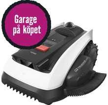 Robotgräsklippare med Truedge Trimmer och kamerasensor. Inklusive garage på köpet.