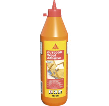 Sika Cascol trälim för utomhusbruk, 750 milliliter flaska för limning av trä utomhus och i fuktiga inomhusmiljöer.