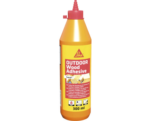 Sika Cascol Outdoor trälim, 300 milliliter, fuktbeständigt, hållfasthetsklass D3, för limning av trä inomhus och utomhus.