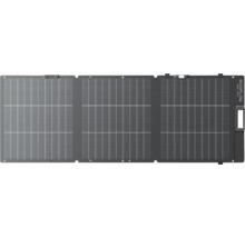 EcoFlow bärbar solpanel bestående av tre vikbara delar för mobil strömförsörjning.