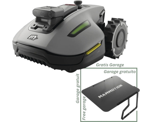 Mammotion robotgräsklippare inklusive gratis garage.