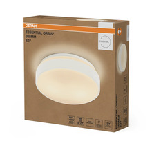 Osram taklampa Essential Orbis i förpackning, 385 millimeter i diameter, sockel E27, för tre 8 Watts LED-lampor.