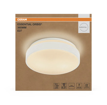 Osram Logo, Essential Orbis LED-taklampa, diameter 385 millimeter, E27-sockel, enkel montering, ljuskälla ingår ej.