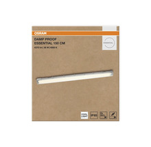 Osram Logo, fuktsäker LED-armatur Damp Proof Essential, 150 centimeter, 4370 lumen, 38 watt, 4000 kelvin, IP 65, kallt ljus.