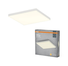 Kvadratisk ramlös LED panel Osram inklusive förpackning, mått 300 gånger 300 millimeter, 20 Watt, 2200 lumen, 3000 Kelvin.