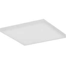 Kvadratisk, platt LED-takpanel.