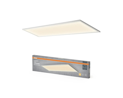 Osram Planon Plus LED-panel 1200 gånger 300 millimeter, 40 Watt, 4400 lumen, varmvitt ljus, inklusive förpackning.