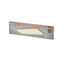 Förpackning för OSRAM LED-panel Planon Plus 1200 gånger 300 millimeter, 40 watt, varmvitt ljus, för inomhusbruk.
