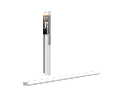 OSRAM Linear LED Flat Sensor USB 600 millimeter, platt bänkbelysning med rörelsesensor och förpackning.