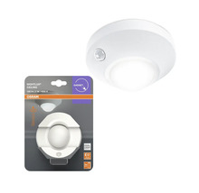 Osram LED-taklampa Nightlux Ceiling med rörelsesensor, batteridriven, 2 Watt, 105 lumen, 4000 Kelvin.