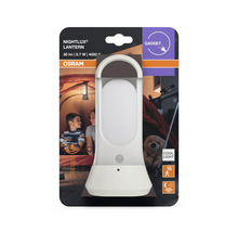 LED-nattlampa Osram Nightlux Lantern med rörelsesensor, kallt ljus, 30 lumen, 0,7 watt, 4000 kelvin, Osram Logo