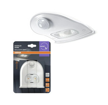 OSRAM LED-dörrbelysning DOORLED DOWN med rörelsesensor, 40 lumen, 0,5 watt, 4000 kelvin, kapslingsklass IP 54.