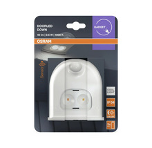 Osram DoorLED Down LED-lampa med sensor, 40 lumen, 0,5 watt, 4000 kelvin, kapslingsklass IP54, inklusive 3 batterier.