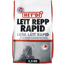Hey'Di Lett Repp Rapid universellt lättspackel, 3,5 kilogram, för inomhus- och utomhusbruk, snabbtorkande.