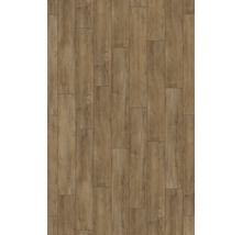 Laminatgolv med träutseende i ekdesign med plankmönster.