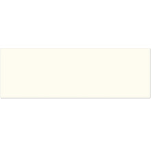 Vit, matt väggplatta i rektangulär form.