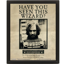 Harry Potter poster Sirius Black Have You Seen This Wizard i svart ram