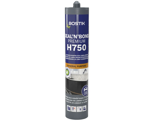 Bostik Seal n Bond Premium H750 allround byggfog och lim i patron.