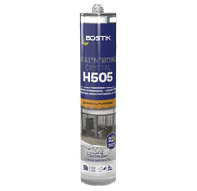 Bostik Seal 'n' Bond Crystal H505, transparent fogmassa och bindemedel i patron för universell användning.