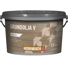 Grundolja V, färglös grundolja för trä utomhus, Hornbach, 2,5 liter