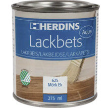 Herdings Lackbets Aqua, mörk ek 625, 275 milliliter, vattenbaserad, miljömärkt.