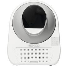 Catlink självrengörande kattlåda med rund öppning och digital kontrollpanel.