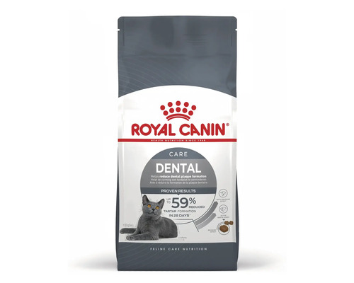 Kattmat Royal Canin Dental Care, torrfoder för att minska bildandet av tandplack och tandsten, Royal Canin Logo.