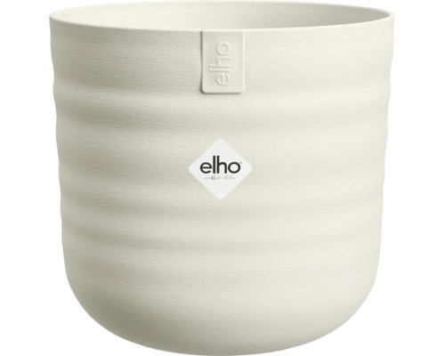 Rund ytterkruka från Elho med horisontellt räfflad ytstruktur och Elho Logo.