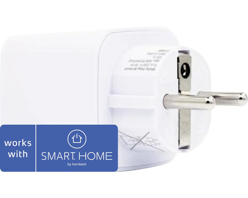 Kompakt smart stickpropp, SMART HOME by hornbach Logo.