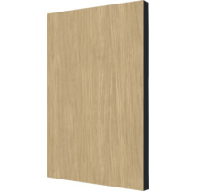 Väggpanel med trädekor och svart kärna