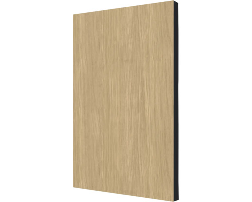 Väggpanel med trädekor och svart kärna