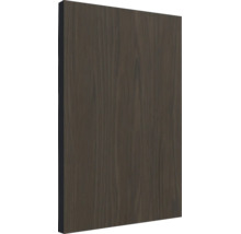 Möbelpanel med mörk trästruktur.